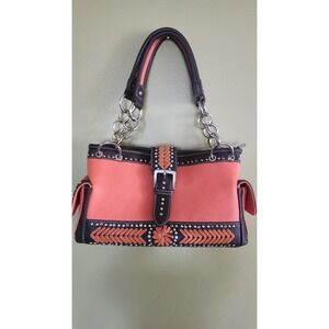 Montana West Western Studded Concealed Carry  Purse Handbag